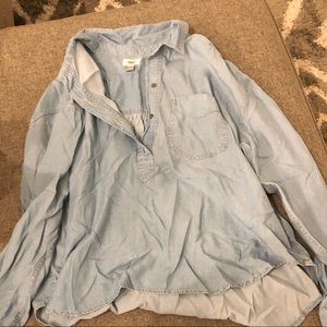 Jean long sleeve top